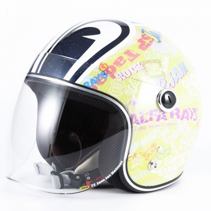 SP TADAO キッズ(イエロー) カラフルジェットヘルメット52〜55cm SP TADAO キッズ(イエロー)｜ジェットヘルメット｜の通販なら