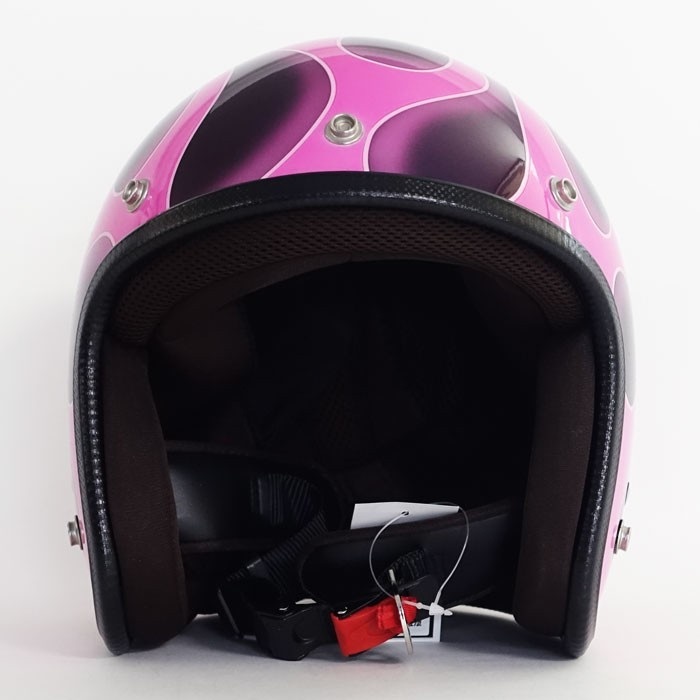 JCPシリーズ FLAMES ピンク｜ジェットヘルメット｜の通販なら