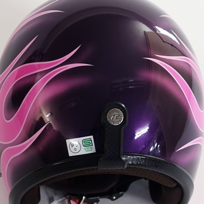 JCPシリーズ FLAMES ピンク｜ジェットヘルメット｜の通販なら