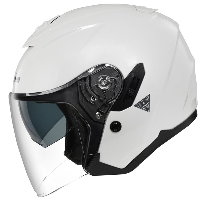 HK-172 FL コンポジット FRP ジェットヘルメット 【Pearl White