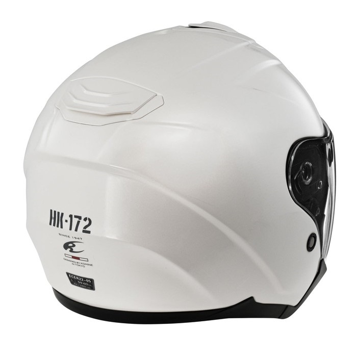 HK-172 FL コンポジット FRP ジェットヘルメット 【Pearl White