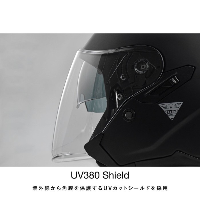 HK-172 FL コンポジット FRP ジェットヘルメット 【Pearl White