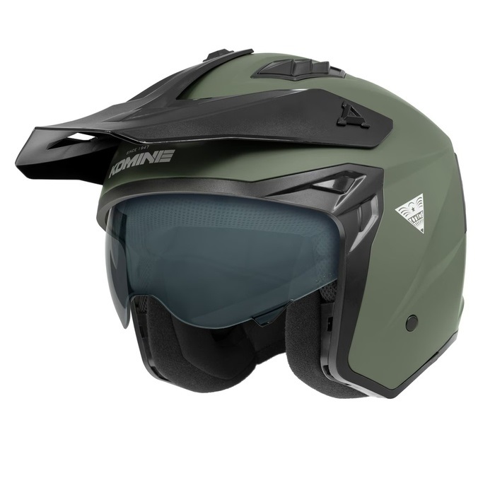 Buco ジェットヘルメット オリーブグリーン HK-173 Street Jet Helmet Olive｜ジェットヘルメット｜の通販なら