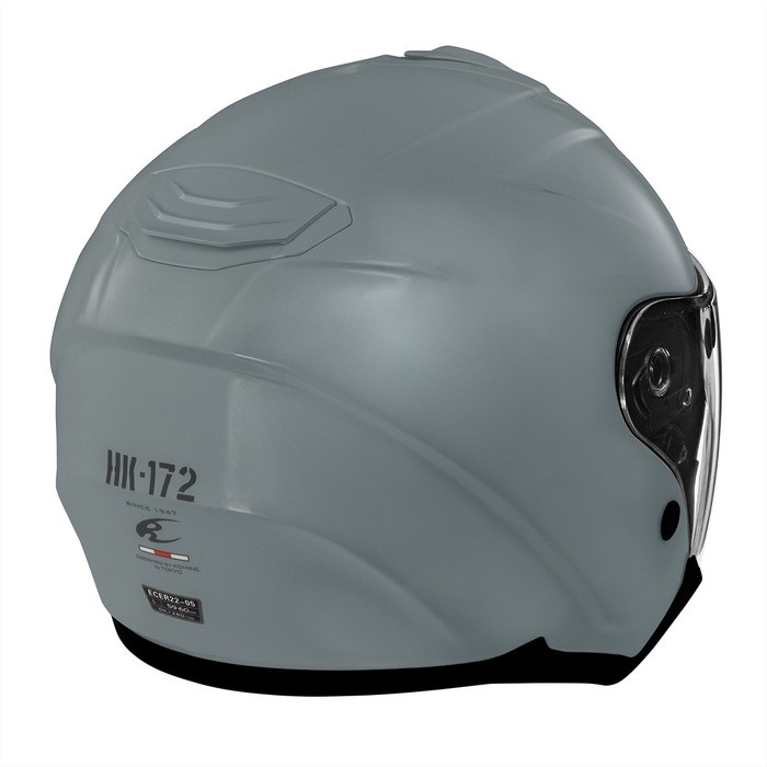 HK-172 FL コンポジット FRP ジェットヘルメット 【Basalt Grey