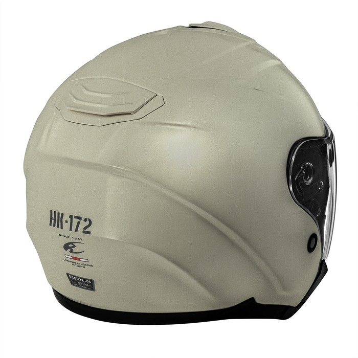 HK-172 FL コンポジット FRP ジェットヘルメット 【Gunmetal