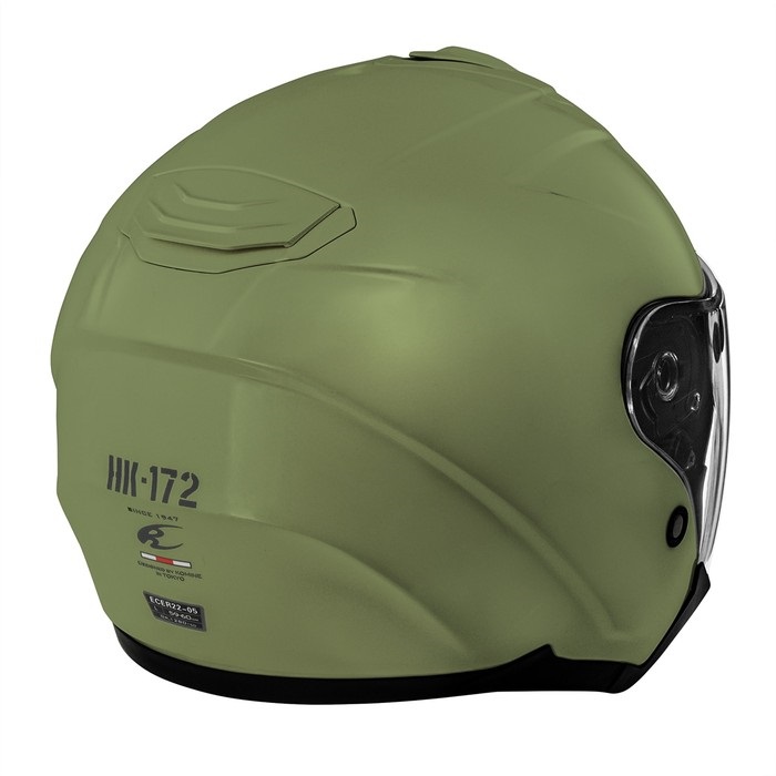 HK-172 FL コンポジット FRP ジェットヘルメット 【Olive】｜ジェット