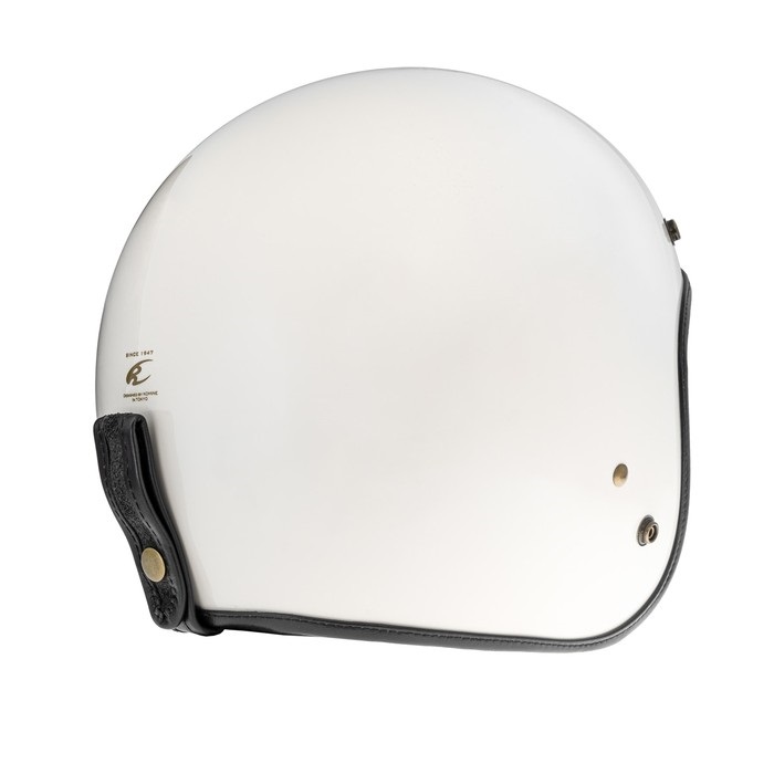 HK-195 ヘリテージ レザー ジェット ヘルメット 【Off White