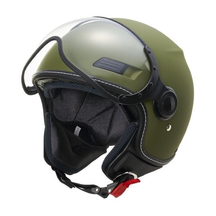 MS-340 ジェットヘルメット マットカーキ｜ジェットヘルメット｜の通販