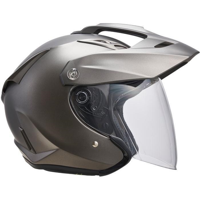 MSJ1 TE-1 オープンフェイスヘルメット フラットガンメタリック