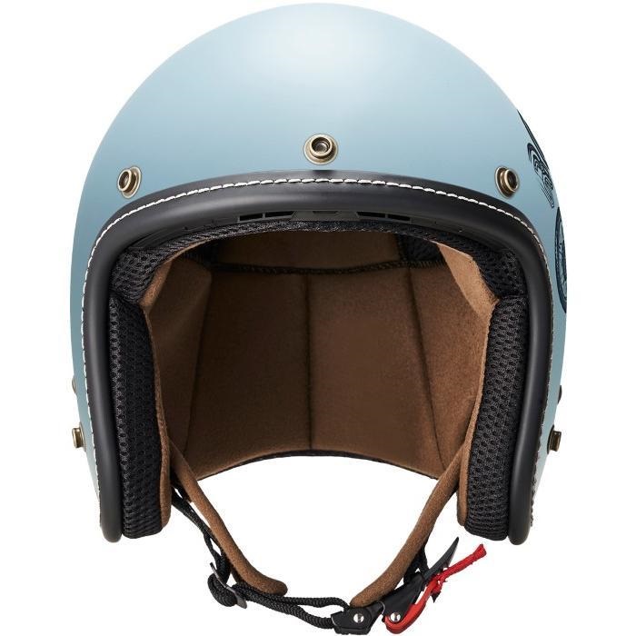 MCJ5 ロードフォーク ジェットヘルメット マットナチュラルブルー