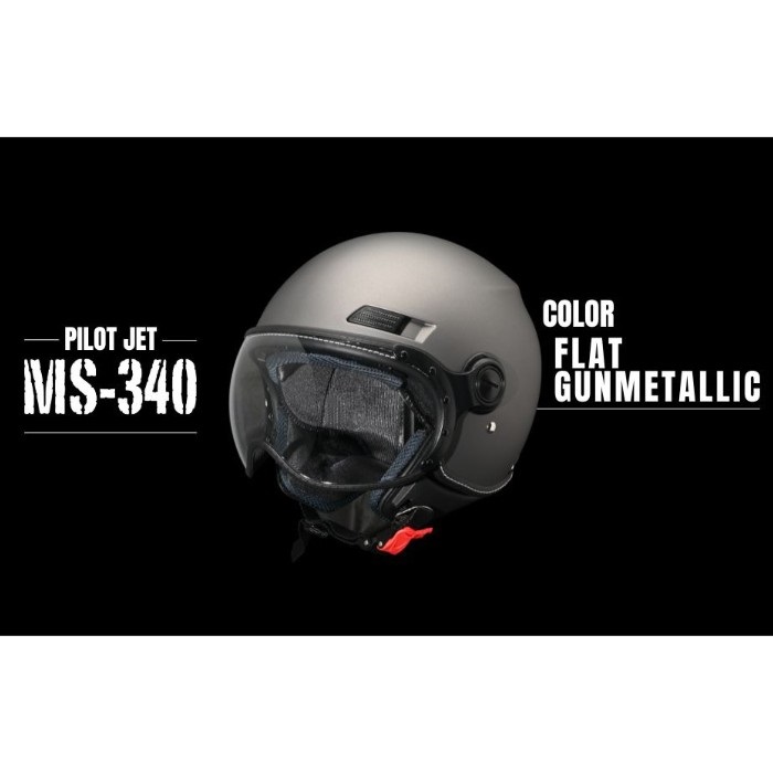MS-340 パイロットジェット フラットガンメタリック｜ジェット