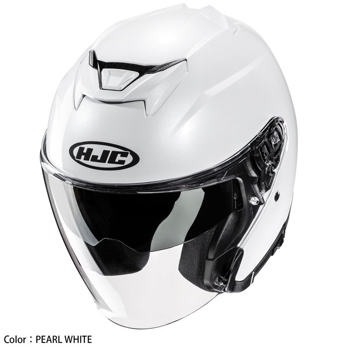 HJH273 i31 ソリッド オープンフェイスヘルメット PEARL WHITE