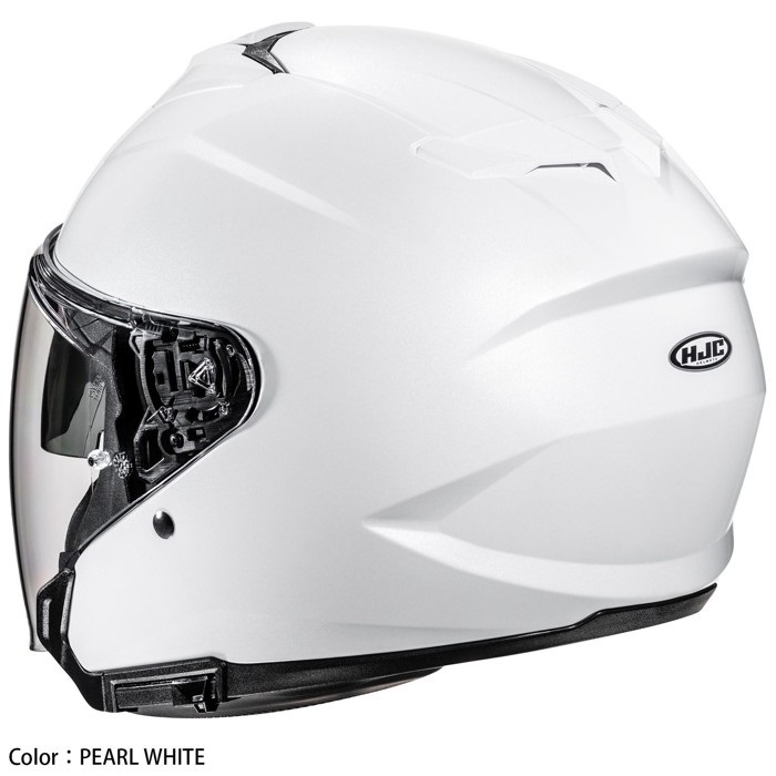 HJH273 i31 ソリッド オープンフェイスヘルメット PEARL WHITE