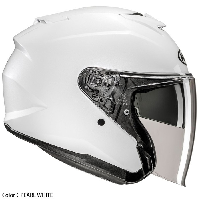 HJH273 i31 ソリッド オープンフェイスヘルメット PEARL WHITE