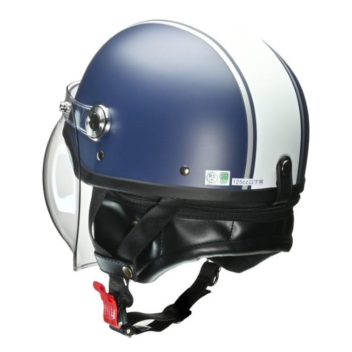 CROSS (クロス) CR-760 ハーフヘルメット マットネイビー×ホワイト