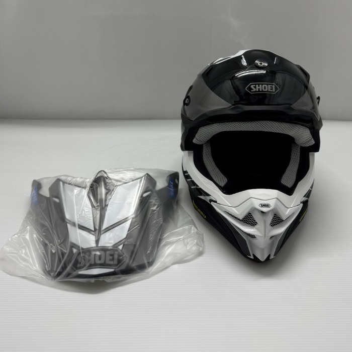 SHOEI VFX-WR Lサイズ（59㎝）ヘルメット （白ベースの爽やかなカラー 