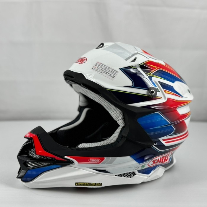 VFX-WR SPARKLE TC-10 RED/BLUEオフロードヘルメット｜オフロード