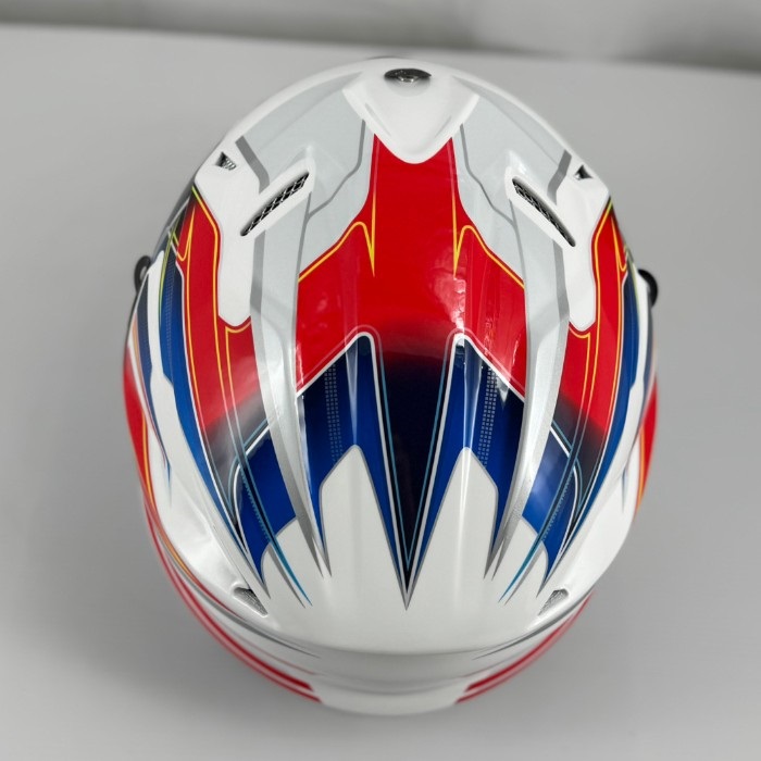 VFX-WR SPARKLE TC-10 RED/BLUEオフロードヘルメット｜オフロード