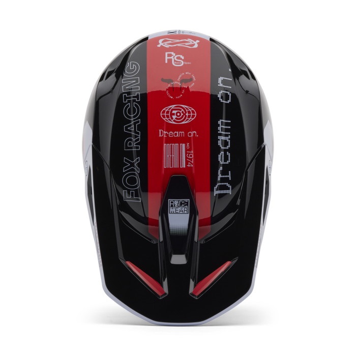 ユースV1ヘルメット レーススペック フローレッド｜オフロード