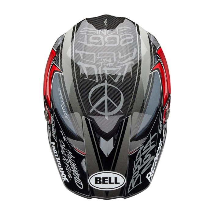BELL MOTO-10 スフェリカル ファストハウス DITD25 グレー / レッド