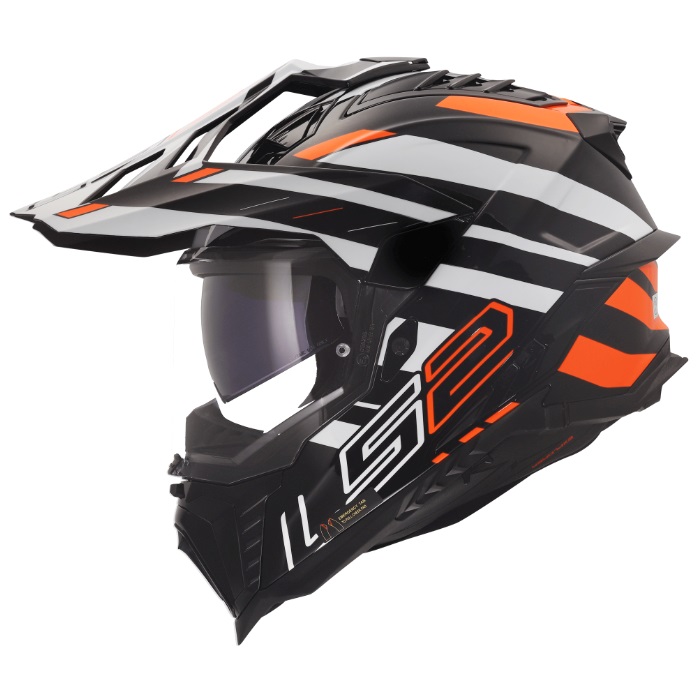 EXPLORER PLUS F BLACK ORANGE｜オフロードヘルメット｜の通販なら