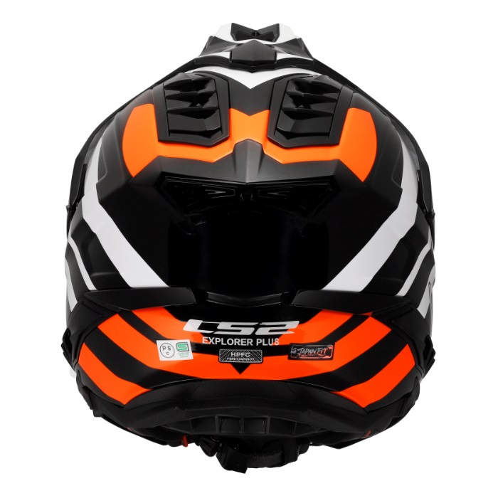 EXPLORER PLUS F BLACK ORANGE｜オフロードヘルメット｜の通販なら