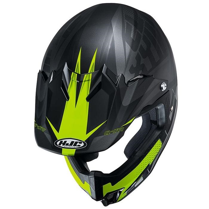 HJH202 CL-XYⅡ エリューション オフロードヘルメット BLACK/YELLOW