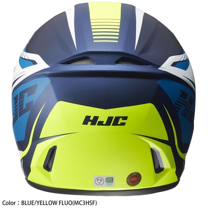 HJH251 CL-XYⅡ ドリフト オフロードヘルメット BLUE/YELLOW