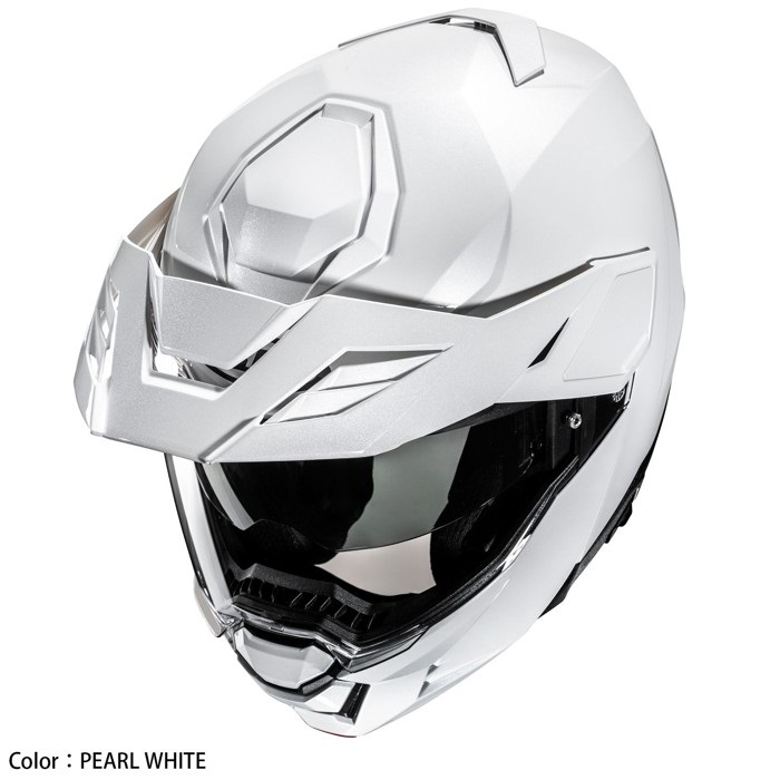 HJH277 i80 ソリッド オフロードヘルメット PEARL WHITE｜オフ
