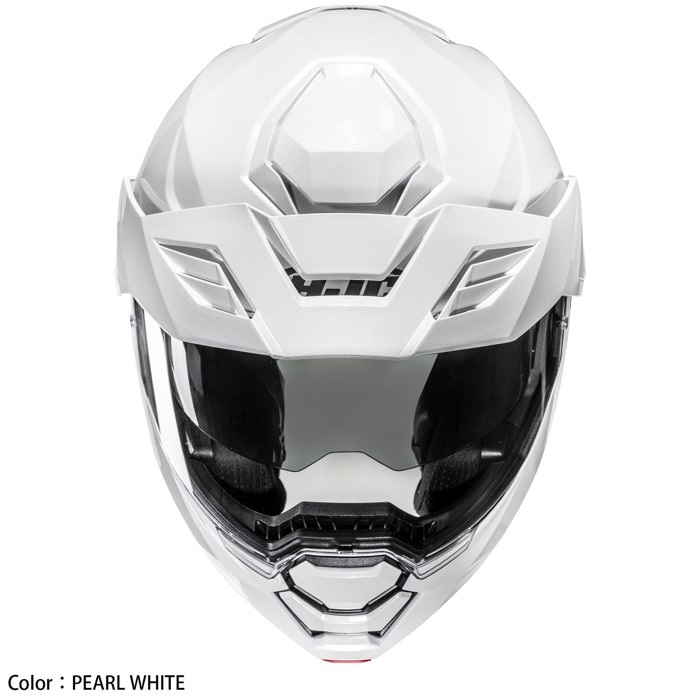 HJH277 i80 ソリッド オフロードヘルメット PEARL WHITE｜オフ