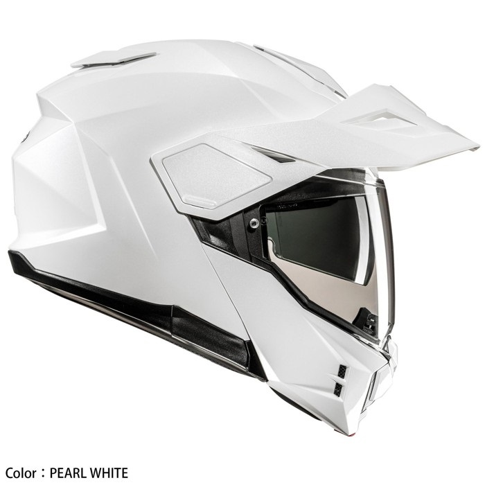HJH277 i80 ソリッド オフロードヘルメット PEARL WHITE｜オフ