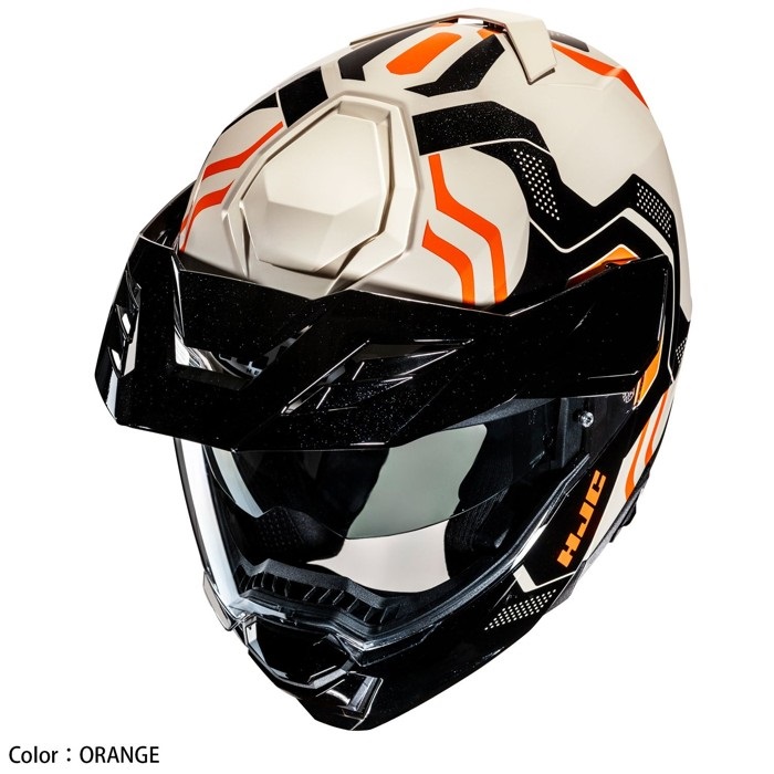 HJH278 i80 ヴェリー オフロードヘルメット ORANGE (MC7)｜オフロード