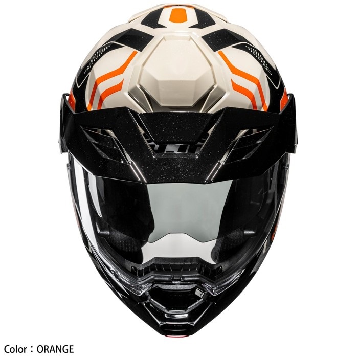 HJH278 i80 ヴェリー オフロードヘルメット ORANGE (MC7)｜オフロード