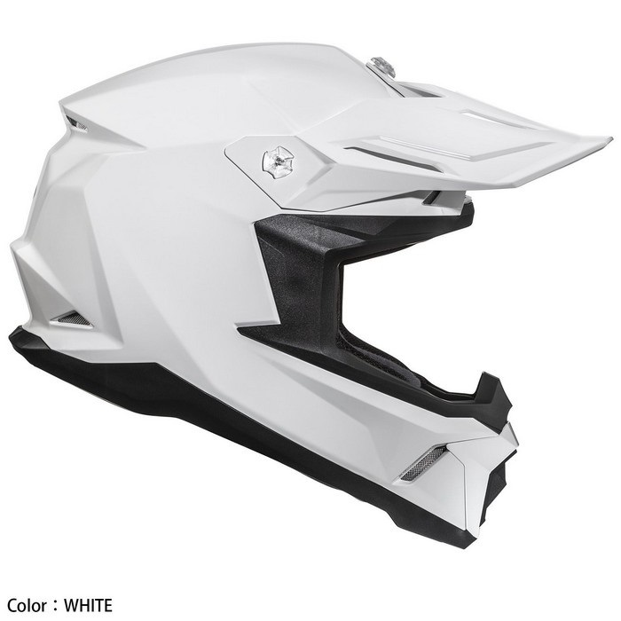 HJH306 C50 ソリッド WHITE｜オフロードヘルメット｜の通販なら