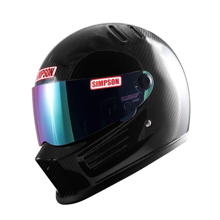SIMSON バンディット　フルフェイスヘルメット 黒 ミラーシールド ミラーシールド｜フルフェイスヘルメット用シールド｜の通販なら