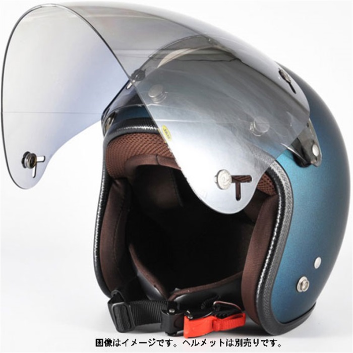 【jamp様】専用 72JAM 開閉式3Dコンペシールド｜ジェットヘルメット用シールド