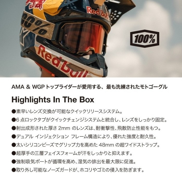 ARMEGA ゴーグル フューリー（シルバーミラーレンズ標準装備