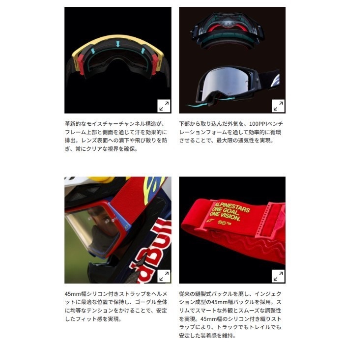 スーパーテック ゴーグル ブルー ブルーミラー｜ゴーグル