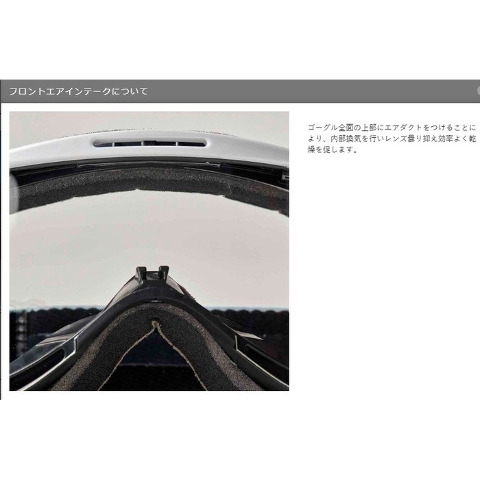 WABI ゴーグル ライトセンシティブレンズ グレー/ホワイト