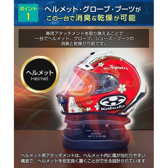 ザウバー ヘルメットドライヤー｜その他｜の通販なら、オートバイ用品