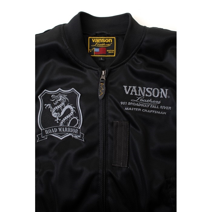 VS26101S MESH MA-1 JACKET メッシュMA-1ジャケット ブラック 