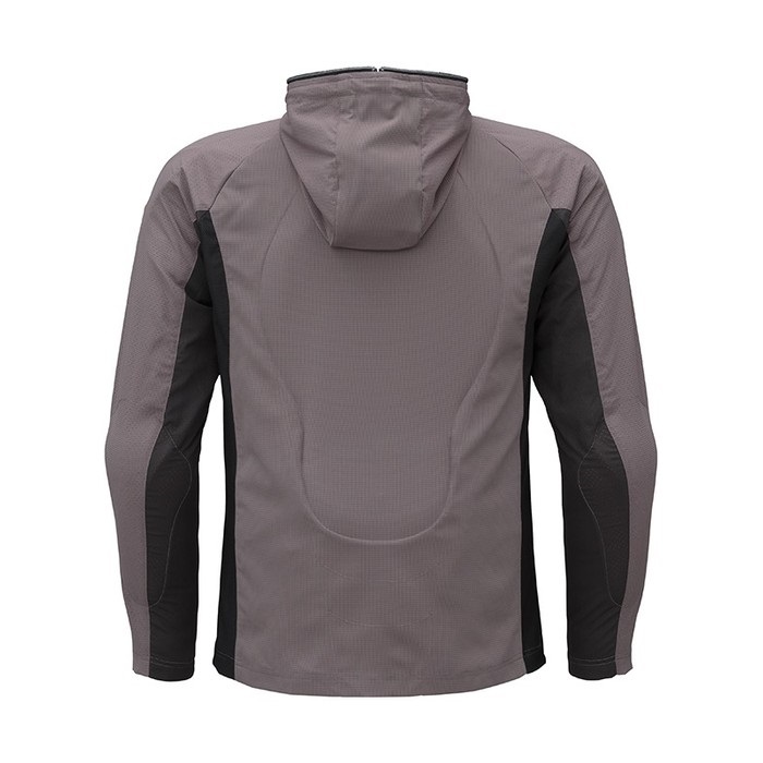 STJ331DM ST-S UCHIMIZU VENTED D3O COOL DRY PARKA GREY/BLACK 