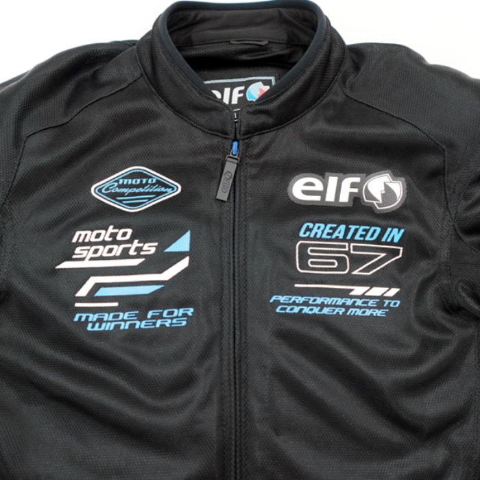 在庫限り】 EJ-S121 エオリアメッシュジャケット ブラック＆ホワイト