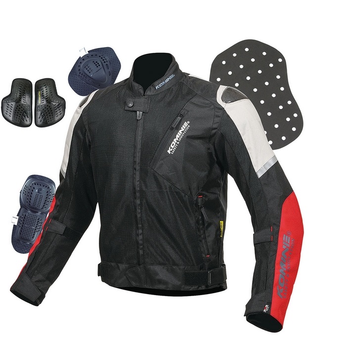 在庫限り】JK-137 Carbon Protect Mesh Jacket ブラック/フェニックス