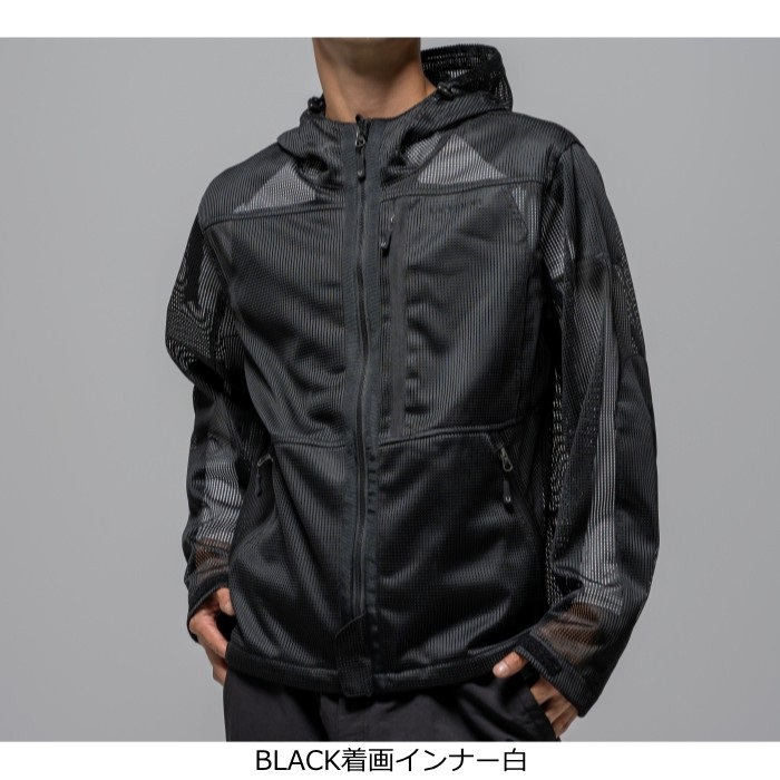 UNJ146 COOLクールメッシュジャケット BLACK｜メッシュジャケット｜の