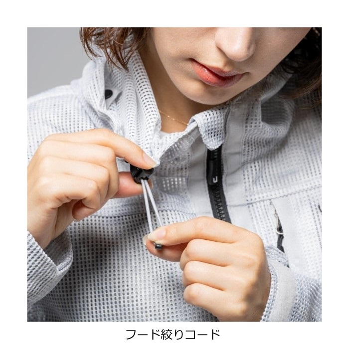 在庫限り】UNJ146W COOLクールメッシュジャケット【WOMEN】 BLACK