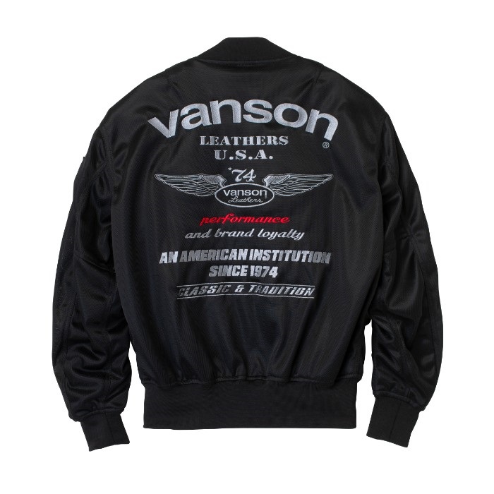 VS26101S MESH MA-1 JACKET メッシュMA-1ジャケット ブラック