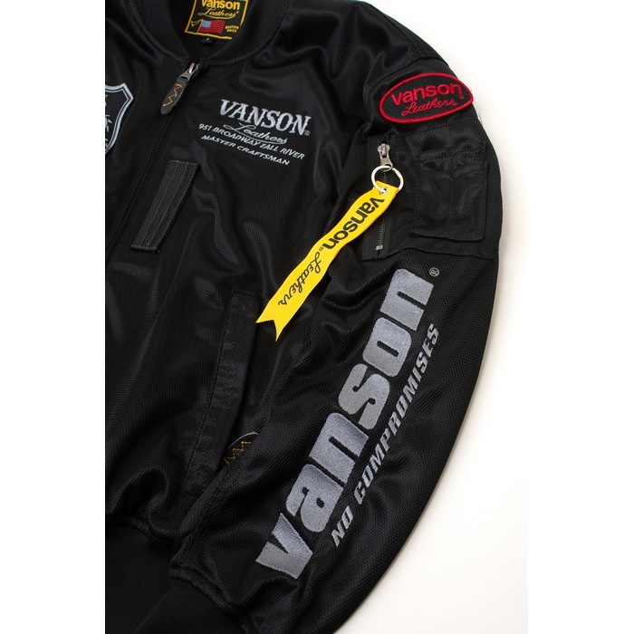 VS26101S MESH MA-1 JACKET メッシュMA-1ジャケット ブラック