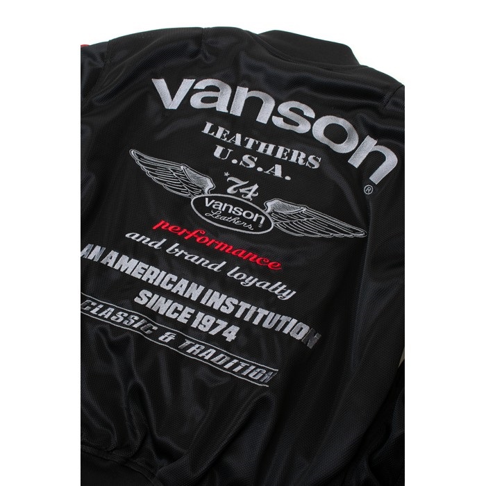 VS26101S MESH MA-1 JACKET メッシュMA-1ジャケット ブラック