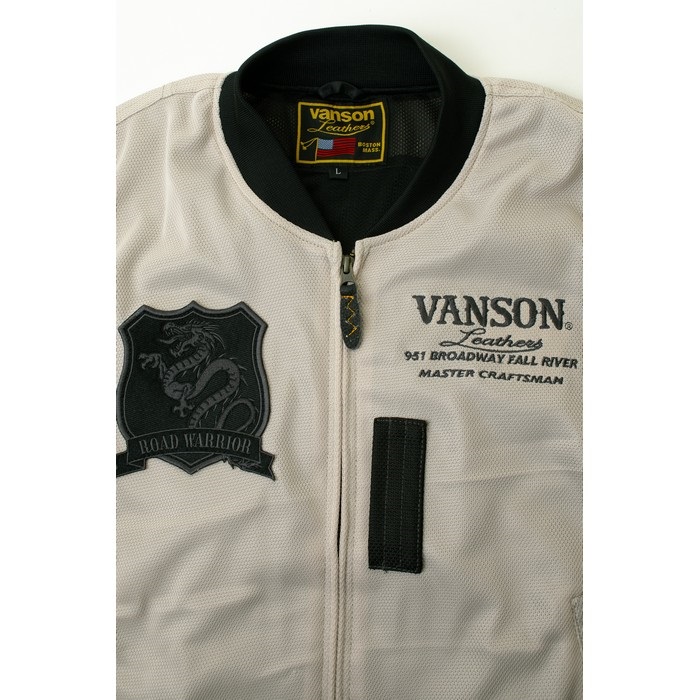 VS26101S MESH MA-1 JACKET メッシュMA-1ジャケット アイボリー / ガン